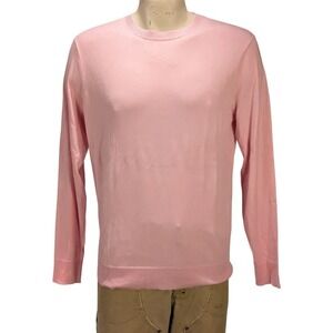 Polo Ralph Lauren Men's Pink Cotton Crewneck Sweater Size M NWT $198